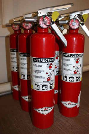 fire extinguishers