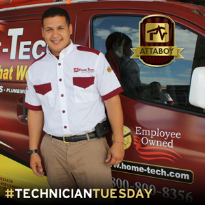 Technician Tuesday Attaboy Reviews for Home-Tech