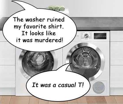 a casual t washer