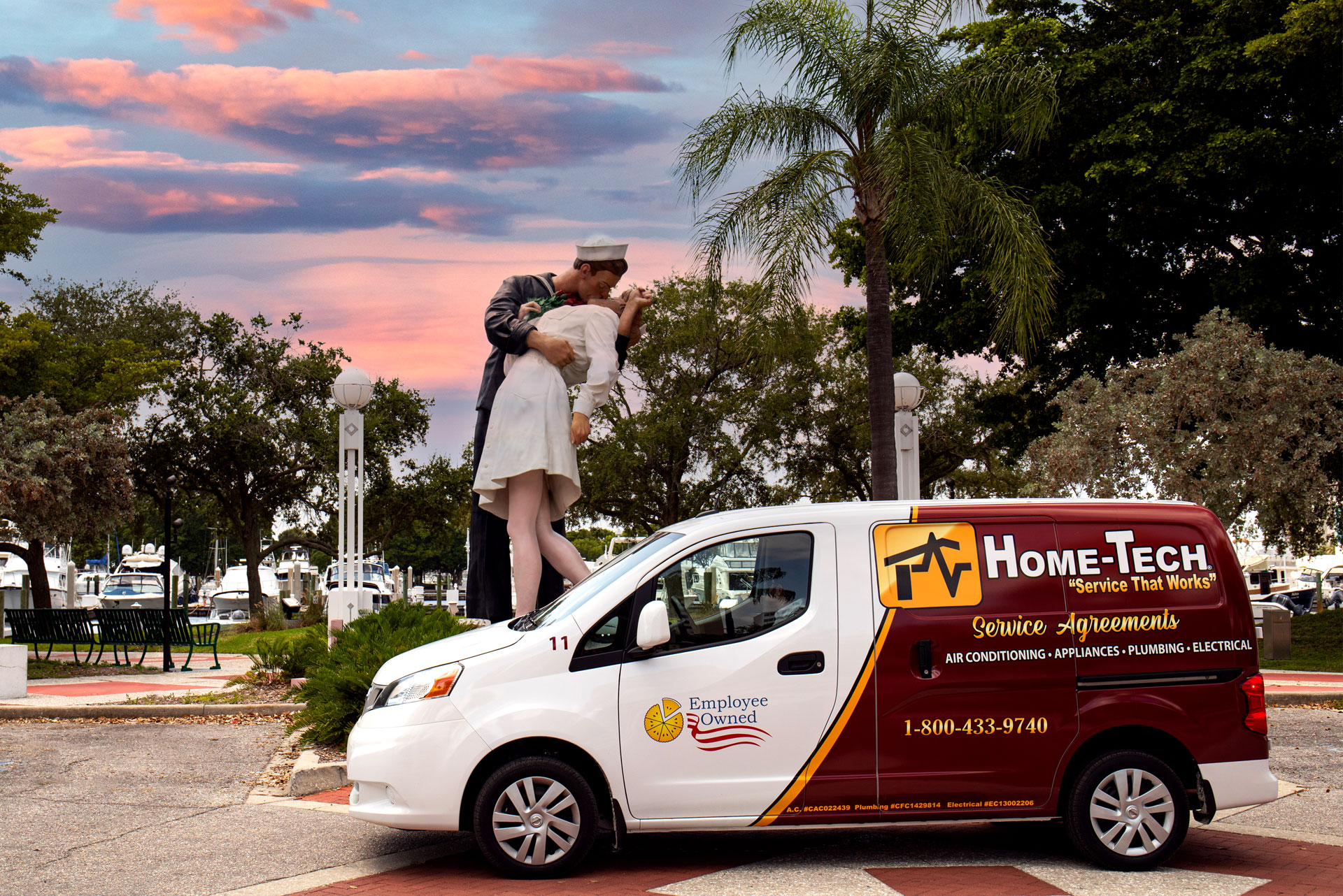 sarasota home-tech van